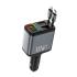 WiWU Wi-QC027 Exeed 117W QC+PD Fast Car Charger Type-C Electric Socket 2.5A/3A Output Current Fireproof Phone Laptop Mobile